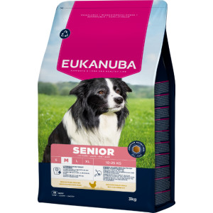 Eukanuba Senior Medium kip hondenvoer 3 kg