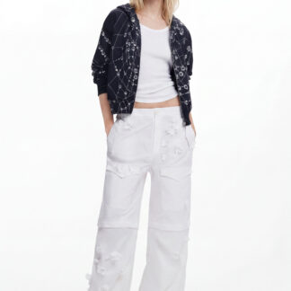 Convertible broek bloemen Tyler McGillivary - WHITE - M