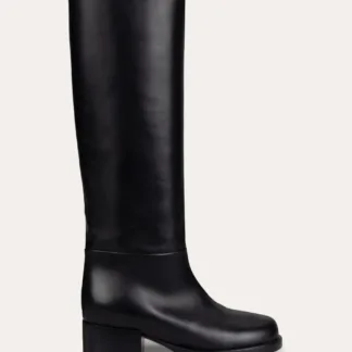 Dear Frances Boots Zwart leer dear-frances-laarzen-dante-knee-boots-black-39.5